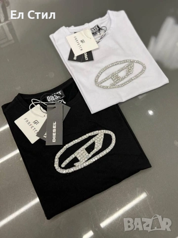 🩷Дамска тениска ✨🔥🔥🔥 👍 ✨𝗣𝗿𝗶𝗰e :15€ НА ЕДРО ✨𝗦ı𝘇𝗲: S M L XL XXL 📌5 бр, снимка 11 - Тениски - 53671982