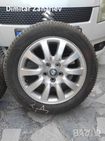 Джанти за Jaguar X-Type - 16ки + Зимни гуми, снимка 2 - Гуми и джанти - 51655900