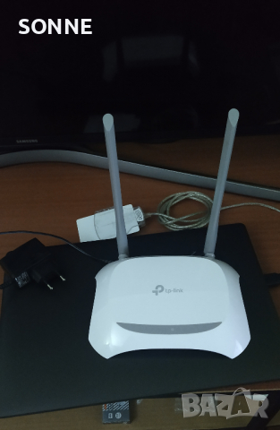 Рутер TP-Link TL-WR840N, 300Mbps, 2.4GHz(300 Mbps), Wireless N, 4x LAN 100, 1x WAN 100, 2x външни ан