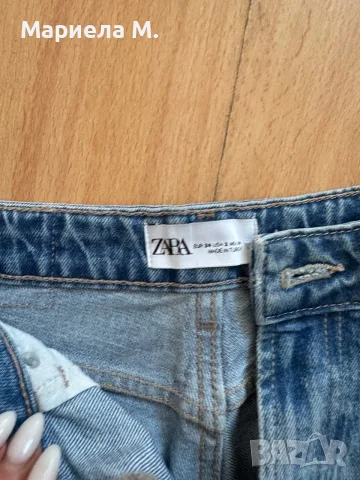 Zara mom jeans, 34, отлични, снимка 2 - Дънки - 56336726