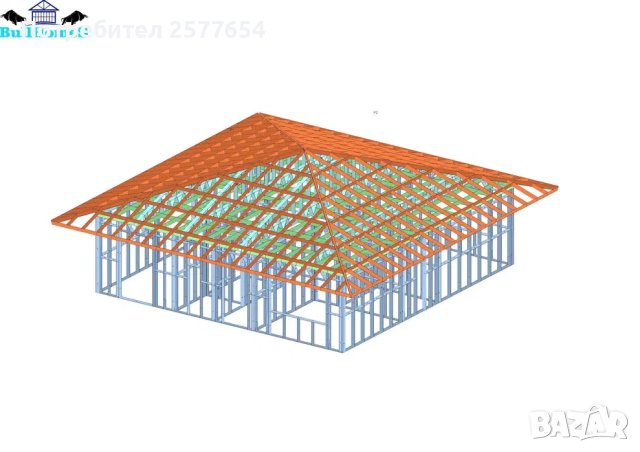 Къща,Бунгало,Преместваема къща,Сглобяеми къщи,Модулни,Жилищни-92м²