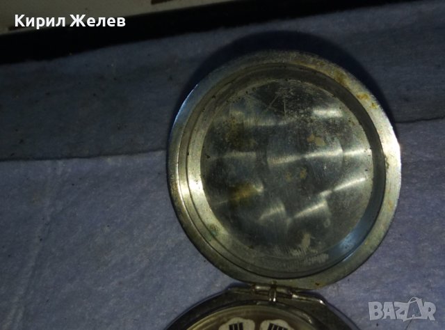 МОЛНИЯ Стар Мех. РУСКИ ДЖОБЕН ЧАСОВНИК МЪЛНИЯ СССР с ОРНАМЕНТИРАНИ КАПАЦИ и РИМСКИ ЦИФЕРБЛАТ 17192, снимка 12 - Антикварни и старинни предмети - 42136539