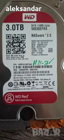 WD RED HDD 3TB на 100процента 