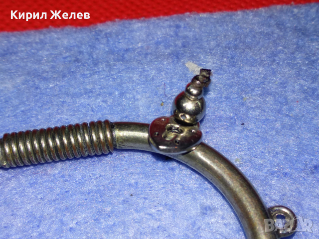 МЕДНА ПОСРЕБРЕНА ФЕШЪН АРТ ГРИВНА с ПОЛУСКЪПОЦЕННИ КАМЪНИ и ЦВЕТНО СТЪКЛО 44126, снимка 14 - Гривни - 44756031