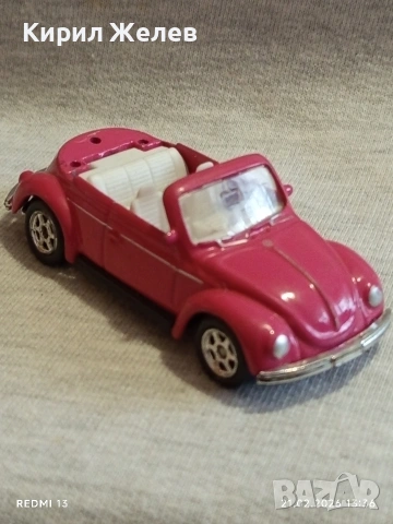 Метална количка Volkswagen Kafer Beetle за КОЛЕКЦИЯ ДЕКОРАЦИЯ 43987