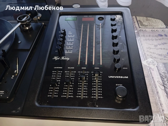 Стерео комбайн с грамофон и тонколони в отлично състояние , снимка 4 - Грамофони - 53663194