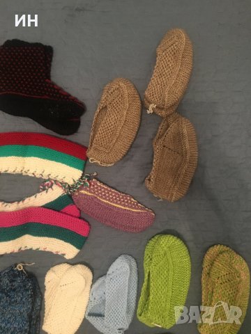 Ръчно плетени терлици, снимка 3 - Други - 41617432