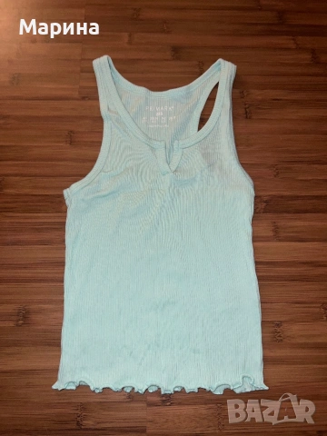 ментово синя блуза за жени