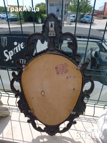 БАРОКОВА МЕТАЛНА РАМКА ЗА ОГЛЕДАЛО, снимка 3 - Антикварни и старинни предмети - 41508956