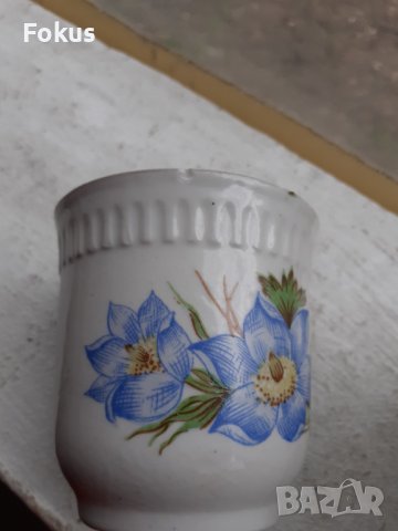 Руски порцелан пет чаши, снимка 4 - Антикварни и старинни предмети - 40326124