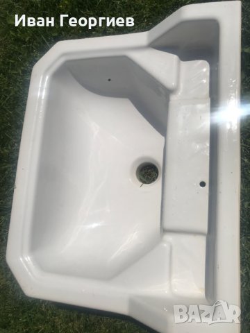 Керамична бяла мивка за баня 50х40см с дефект , снимка 2 - Мивки - 41717731