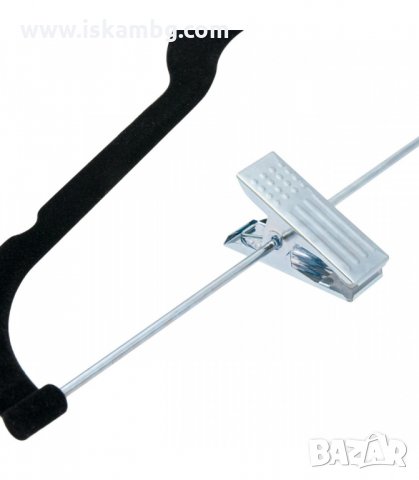 ЧЕРНА ЗАКАЧАЛКА С ЩИПКИ - код 1180337, снимка 2 - Други стоки за дома - 33926828