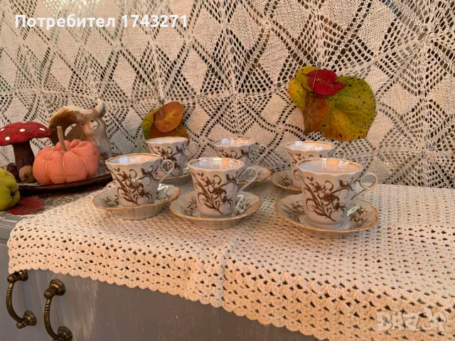 Сервиз за кафе произведен в СССР.