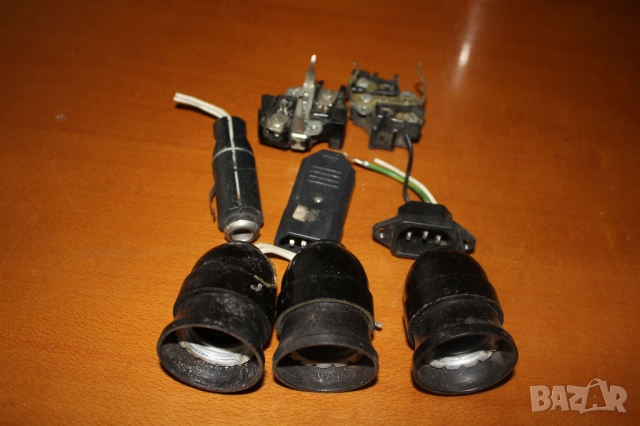 фасунки (0,50лв)+гнезда за настолен комп(0,50лв)+ел.контакти(1лв), снимка 3 - Друга електроника - 36374957