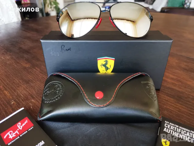  Слънчеви очила RAY-BAN  SCUDERIA FERRARI RB8313-M F0096G, снимка 8 - Слънчеви и диоптрични очила - 50335888