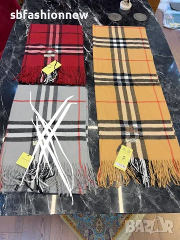 Burberry Hermes  Fendi Balenciaga кашмирени шалове