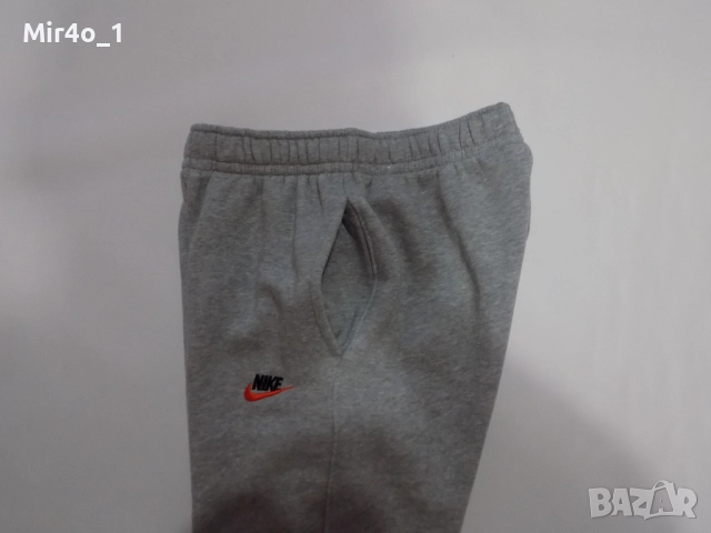 анцуг nike долнище панталон екип анцунг спортен тренировка крос фитнес сив памучен мъжки оригинал XS, снимка 5 - Спортни дрехи, екипи - 46900419