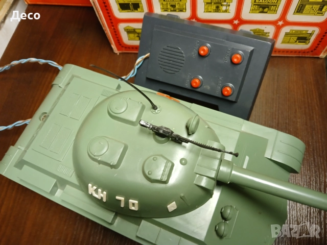 Стара руска пластмасова  играчка Танк., снимка 3 - Колекции - 51474915