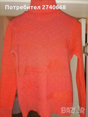 Топъл пуловер с полу, снимка 1 - Блузи с дълъг ръкав и пуловери - 34641591