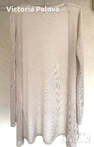 Красива златисто- сребриста жилетка LUCY NAS A SECRET Белгия, снимка 6 - Жилетки - 44230758