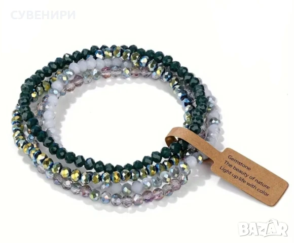 Дамска гривна с маниста, снимка 4 - Гривни - 50521749