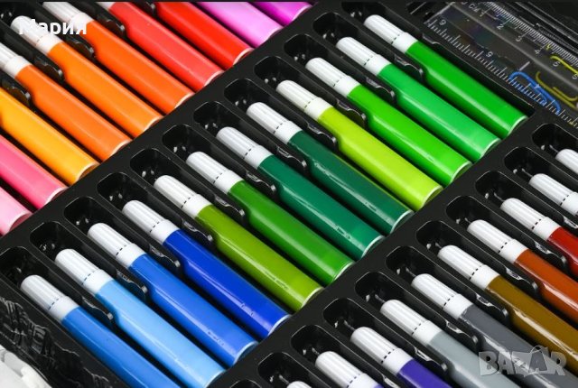 Комплект за рисуване от 150 части, снимка 7 - Ученически пособия, канцеларски материали - 42554349