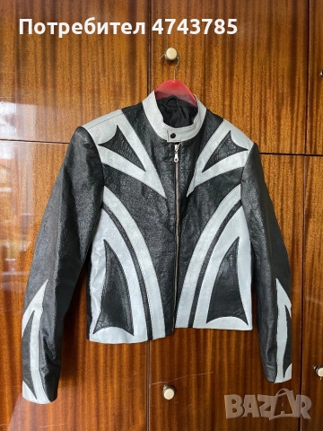Мъжко кожено яке от естествена козя кожа., снимка 3 - Якета - 53614263