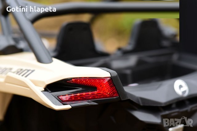 Двуместен джип Can-Am Maverick 4x4 UTV 24v батерия С ДИСТАНЦИОННО, снимка 8 - Детски велосипеди, триколки и коли - 39001345