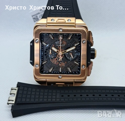 Promotion!!! Мъжки часовници Hublot Square Bang Unico 4 варианта, снимка 15 - Мъжки - 53662397