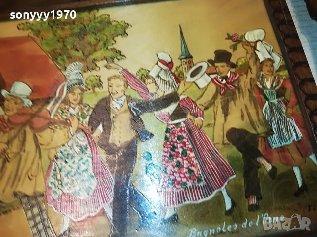 SOLD OUT-ПОРЪЧАНА-ANTIQUE FRANCE-картина от франция 1512221240, снимка 7 - Антикварни и старинни предмети - 39017713
