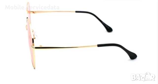 Дамски осмоъгълни големи хипи слънчеви очила с метална рамка, снимка 4 - Слънчеви и диоптрични очила - 52426739