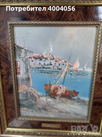 Картина, снимка 7 - Антикварни и старинни предмети - 53600868