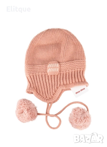 зимни плетени шапки miu miu , снимка 6 - Шапки - 52612421