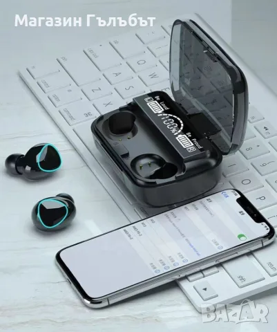 Безжични bluetooth слушалки с LED цифров дисплей, снимка 11 - Bluetooth слушалки - 56183504