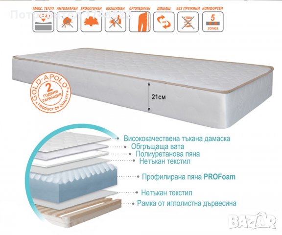 Матрак Тея, еднолицев