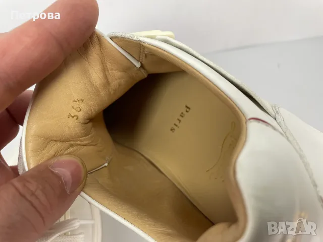 маратонки Christian Louboutin 36.5 Оригинал, снимка 11 - Маратонки - 55883992