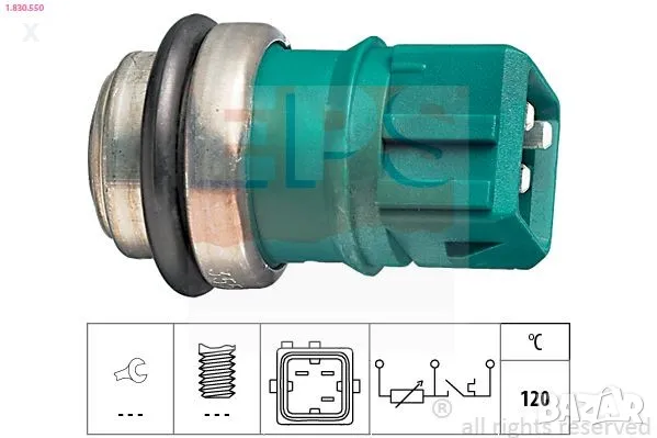 1.830.550 EPS ТЕМПЕРАТУРЕН ДАТЧИК MITSUBISHI Carisma / OPEL Arena / RENAULT Laguna I / Megane I / Es, снимка 1 - Части - 48529362