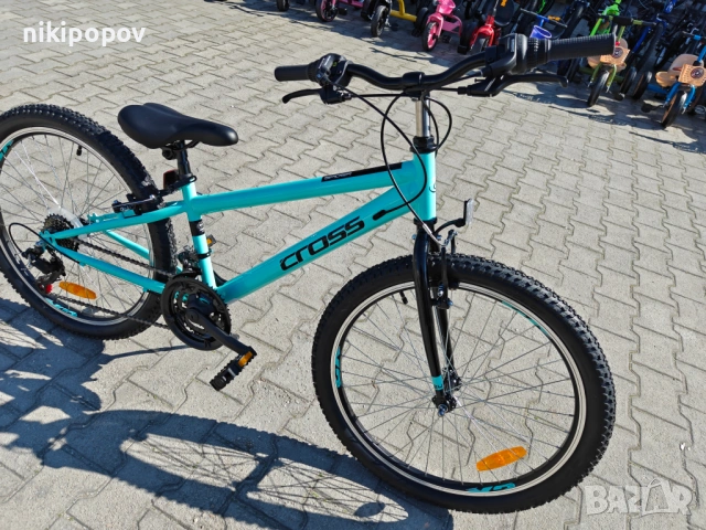 CROSS Велосипед 24" SPIDER син, снимка 4 - Велосипеди - 53830756