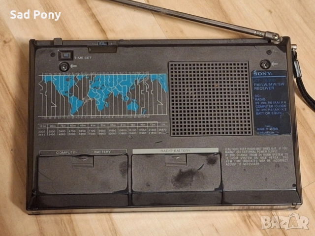 Sony ICF-7600D радио, снимка 2 - Радиокасетофони, транзистори - 56275388