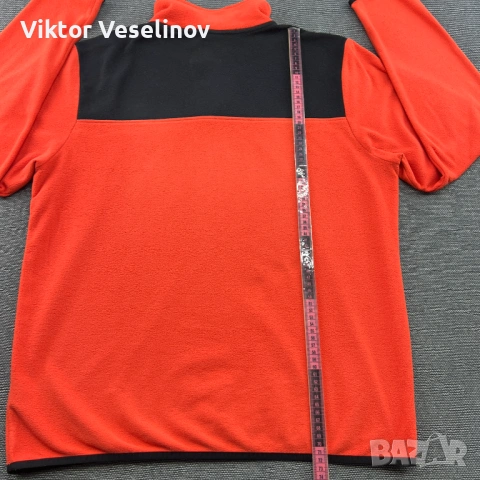The North Face TKA Glacier Мъжка Блуза Полар Размер L Термо Orange Black, снимка 7 - Тениски - 53757613