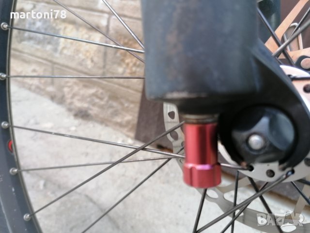 Алуминиев планински велосипед GHOST 26" с хидравлични дискови спирачки мекица, снимка 12 - Велосипеди - 40892569