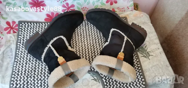 Ботуши Mexx 38 н. Естествен велур , снимка 13 - Дамски ботуши - 47882850