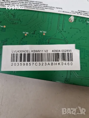 TCL 43P635 MAIN BOARD 40-R51MPD-MAC2HG POWER BOARD PW.A100W2.771 PANEL LVU430NDEL , снимка 4 - Части и Платки - 48881503