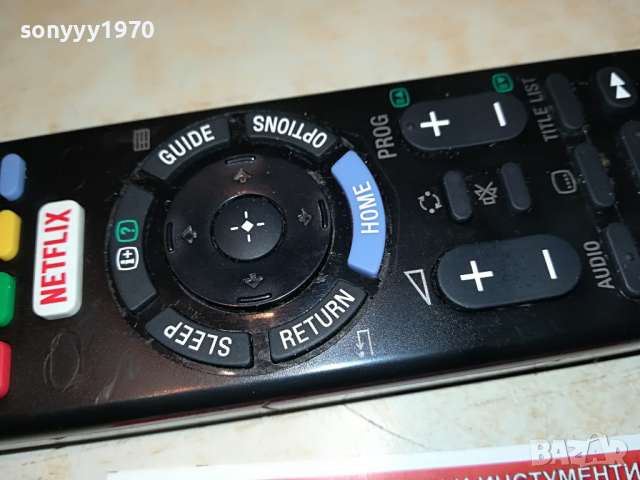 SONY RMT-TX102D NETFLIX REMOTE-ВНОС FRANCE 2303222025, снимка 6 - Дистанционни - 36211076
