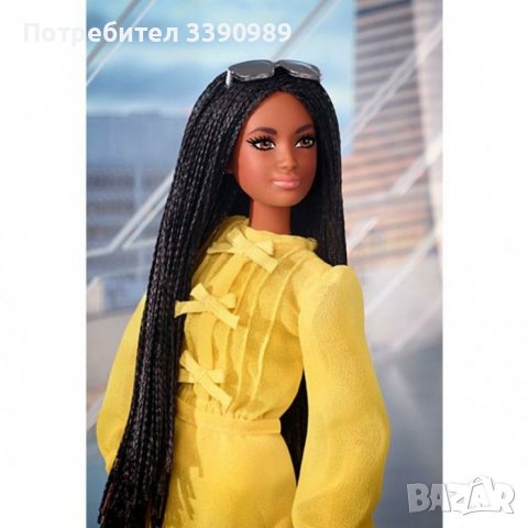 Оригинална колекционерска кукла Барби @Barbiestyle тъмнокожа Mattel, снимка 6 - Кукли - 38965136