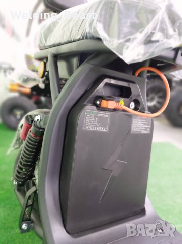 Електрически скутер BIG CITY HARLEY 2500W 60V/20AH Черно, снимка 4 - Мотоциклети и мототехника - 39292532