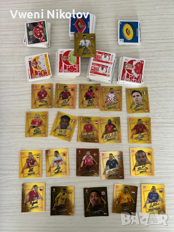 707/707  ВСИЧКИ Стикери Topps Euro 2024  всички златни 