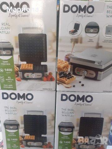 Мощен Гофретник DOMO, 1400W Машина за гофрети Domo , Регулируема температура, снимка 10 - Гофретници - 41226946