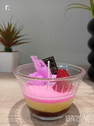 Ароматни свещи от соев восък , снимка 2 - Ръчно изработени сувенири - 51738676