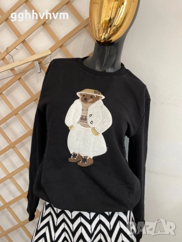 Блуза с мече, снимка 2 - Блузи с дълъг ръкав и пуловери - 52826371